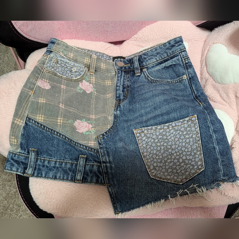 Urban Outfitters BDG Patchwork Denim Skirt size XS